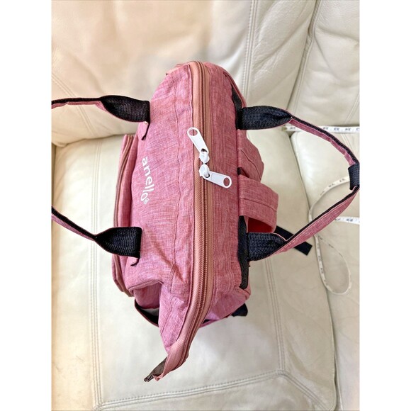 Anello Minnie Mouse Backpack Bag Top Handle Nylon Lightweight Pink - Picture 9 of 12